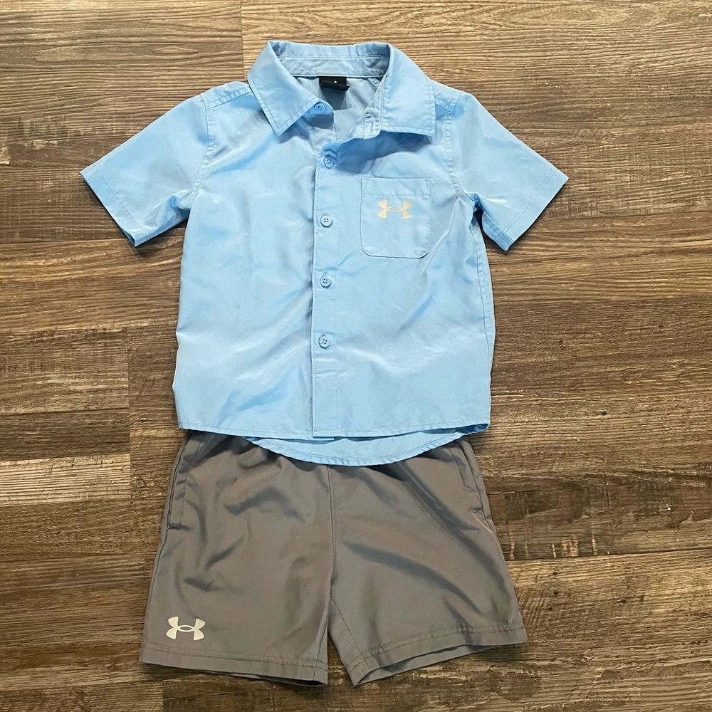 Boy’s Under Armour Shirt and Shorts Set